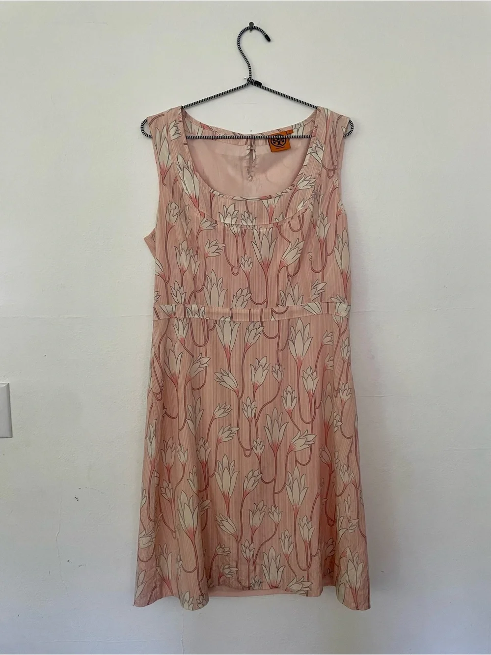 Tory Burch Floral A-Line Silk Dress